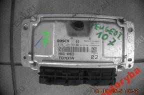 БЛОК УПРАВЛЕНИЯ PEUGEOT 107 0261208702