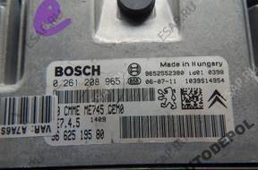 БЛОК УПРАВЛЕНИЯ PEUGEOT 1.6 16V 0261208965 9662519580