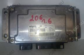 БЛОК УПРАВЛЕНИЯ PEUGEOT 1.6 B 0261206942 9638783480