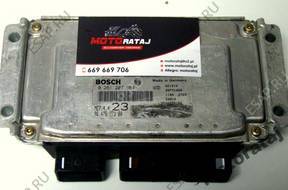 БЛОК УПРАВЛЕНИЯ PEUGEOT 206 0261207664 964787380 ME7.4.4