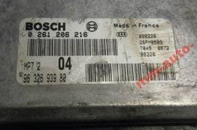 БЛОК УПРАВЛЕНИЯ PEUGEOT 206 1,6   9632693980