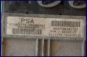 БЛОК УПРАВЛЕНИЯ PEUGEOT 206 1.4 9641815980 9637706380