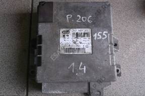 БЛОК УПРАВЛЕНИЯ   PEUGEOT 206 1.4 B 9639907880