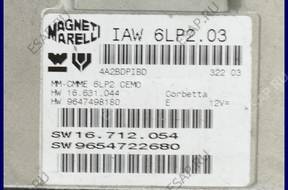 БЛОК УПРАВЛЕНИЯ PEUGEOT 206 1.4 IAW6LP2.03 S118085220C