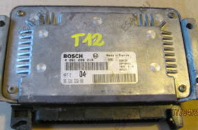 БЛОК УПРАВЛЕНИЯ PEUGEOT 206 1.6 0261206216 9632693980