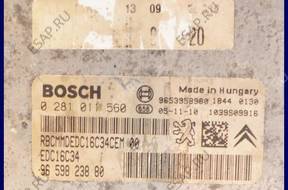 БЛОК УПРАВЛЕНИЯ PEUGEOT 206 1.6 0281011560 S118085220E