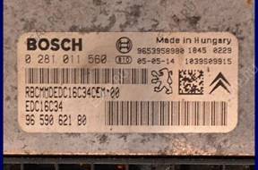 БЛОК УПРАВЛЕНИЯ PEUGEOT 206 1.6 0281011560 S118085320E