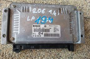 БЛОК УПРАВЛЕНИЯ PEUGEOT 206 1.6 16V 0261206032 9633234280