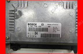 БЛОК УПРАВЛЕНИЯ PEUGEOT 206 1.6 16V 0261206032 9633234280