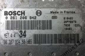 БЛОК УПРАВЛЕНИЯ PEUGEOT 206 1.6 16V 0261206942 9638783480