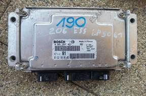 БЛОК УПРАВЛЕНИЯ PEUGEOT 206 1.6 16V 0261207477 9643218980