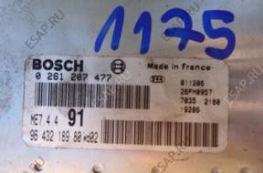 БЛОК УПРАВЛЕНИЯ PEUGEOT 206 1.6 16V 0261207477 9643218980