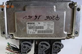 БЛОК УПРАВЛЕНИЯ PEUGEOT 206 1.6 16V   0261208101
