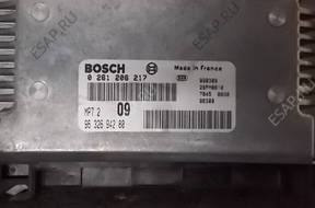 БЛОК УПРАВЛЕНИЯ PEUGEOT 206   1.6 8V
