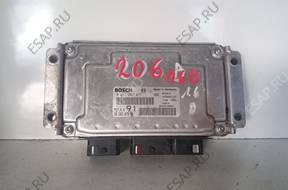 БЛОК УПРАВЛЕНИЯ PEUGEOT 206 1.6 B 9650347980 0261207477