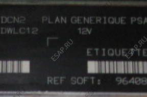 БЛОК УПРАВЛЕНИЯ  PEUGEOT 206 1.9 D 9639587680