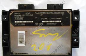 БЛОК УПРАВЛЕНИЯ PEUGEOT 206 1.9 D 9640899880 9639587680