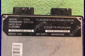 БЛОК УПРАВЛЕНИЯ PEUGEOT 206 1.9 D 9641390180 S118085210D