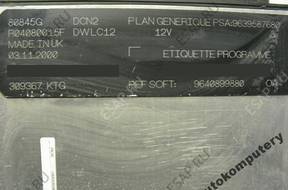 БЛОК УПРАВЛЕНИЯ PEUGEOT 206 1.9D r04080015f 9639587680
