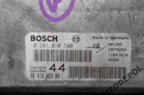 БЛОК УПРАВЛЕНИЯ   PEUGEOT 206 2.0 HDI 0281010500