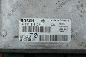 БЛОК УПРАВЛЕНИЯ   Peugeot 206 2.0 HDI 0281010594
