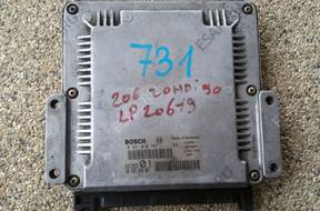 БЛОК УПРАВЛЕНИЯ PEUGEOT 206 2.0 HDI 0281010767 9643524980