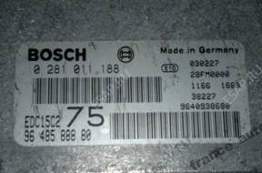 БЛОК УПРАВЛЕНИЯ PEUGEOT 206 2.0 HDI 0281011188