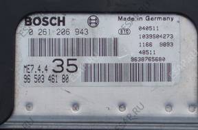БЛОК УПРАВЛЕНИЯ PEUGEOT 206 307   ДВИГАТЕЛЕМ 1.6B