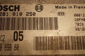 БЛОК УПРАВЛЕНИЯ PEUGEOT 206   9637089980 281010250