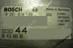 БЛОК УПРАВЛЕНИЯ PEUGEOT 206 9641606980 0281010500 +KOD