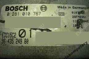БЛОК УПРАВЛЕНИЯ PEUGEOT 206 9643524980 0281010767 +KOD