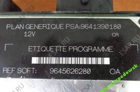БЛОК УПРАВЛЕНИЯ PEUGEOT 206 9645626280 9641390180