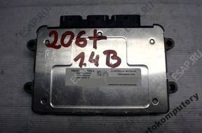 БЛОК УПРАВЛЕНИЯ PEUGEOT 206 9666596780 9800613380 v34.3