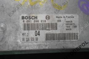 БЛОК УПРАВЛЕНИЯ   PEUGEOT 206 БЕНЗИН 0261206216