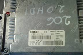 БЛОК УПРАВЛЕНИЯ   peugeot 206 BOSCH 0281011525