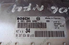 БЛОК УПРАВЛЕНИЯ PEUGEOT 206 CC 0261206942 9638783480id10