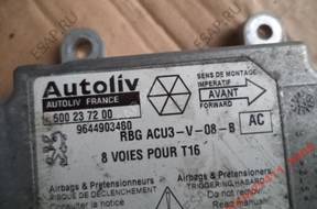 БЛОК УПРАВЛЕНИЯ peugeot 206 CC   9644903480