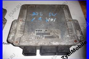 БЛОК УПРАВЛЕНИЯ PEUGEOT 206   ДВИГАТЕЛЕМ 0281011188
