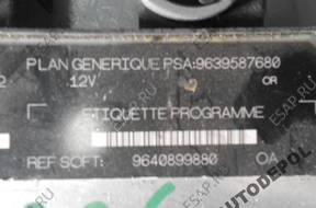 БЛОК УПРАВЛЕНИЯ   PEUGEOT 206 DW8 9640899880