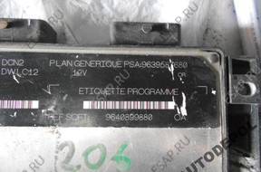 БЛОК УПРАВЛЕНИЯ   PEUGEOT 206 DW8 9640899880