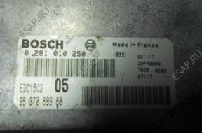 БЛОК УПРАВЛЕНИЯ   PEUGEOT 206 HDI 0281010250