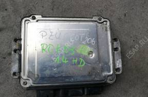 БЛОК УПРАВЛЕНИЯ PEUGEOT 206 HDI 1.4 0281010707
