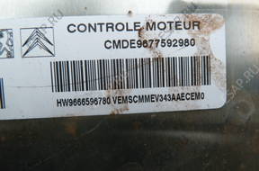 БЛОК УПРАВЛЕНИЯ PEUGEOT 206+ PLUS 1004667160 9677592980