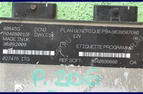 БЛОК УПРАВЛЕНИЯ PEUGEOT 206 R04080015F 9639587680
