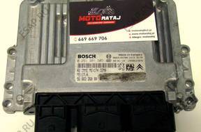 БЛОК УПРАВЛЕНИЯ PEUGEOT 207 0261201505 9666326080 MEV17.4