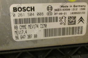 БЛОК УПРАВЛЕНИЯ PEUGEOT 207  0261S04008  9664738780