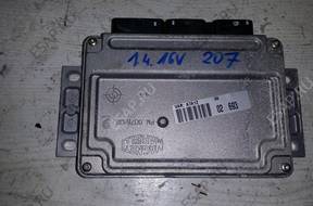 БЛОК УПРАВЛЕНИЯ Peugeot 207 1.4 16v   9663380880