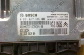 БЛОК УПРАВЛЕНИЯ   PEUGEOT 207 1.4 HDI 0261017388