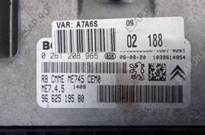 БЛОК УПРАВЛЕНИЯ PEUGEOT 207 1.6 16V 9662519580 ME7.4.5