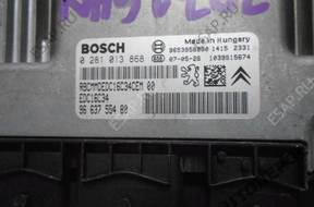 БЛОК УПРАВЛЕНИЯ   PEUGEOT 207 1.6 HDI 0281013868
